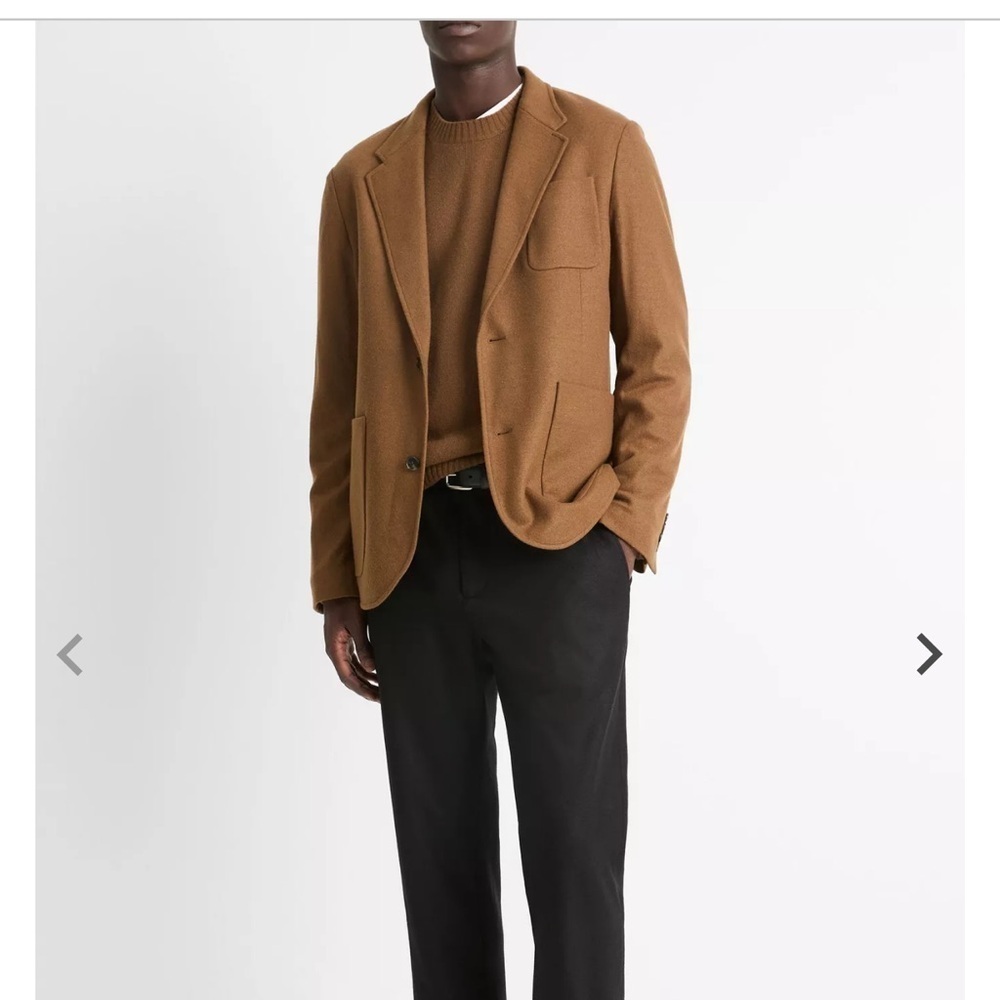 Vince Men’s Italian Wool Blend Vicuna Blazer